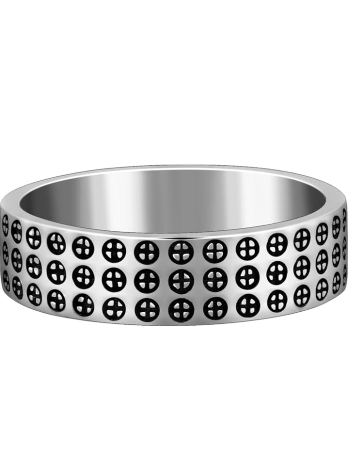 PrimeChain Silver Lucifer Ring For Him,Fixed Size,Indian | Gifts for Mens and Boys