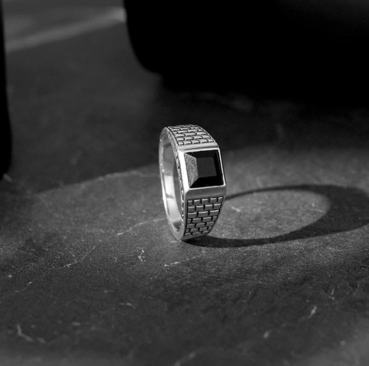 PrimeChain  Silver Thunder Ring For Him,Fixed Size| Gifts for Men and Boys